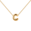 Bubble Initial Necklace