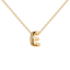 Bubble Initial Necklace