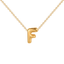 Bubble Initial Necklace