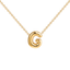 Bubble Initial Necklace