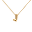 Bubble Initial Necklace