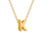 Bubble Initial Necklace