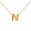 Bubble Initial Necklace