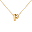 Bubble Initial Necklace