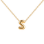 Bubble Initial Necklace