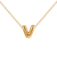Bubble Initial Necklace