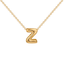 Bubble Initial Necklace