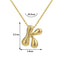 Puffy Letter Necklace