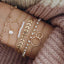 Pack of Boho Bracelets in Gold