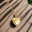 Pet Memorial Urn Necklace – Heart-Shaped Pendant with Paw Engraving