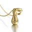 Puffy Letter Necklace