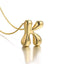 Puffy Letter Necklace