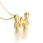 Puffy Letter Necklace