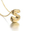 Puffy Letter Necklace