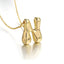 Puffy Letter Necklace