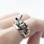 Rhino Ring in Silver