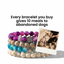 Handmade Paw Bracelet – Help feed a dog