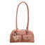 Avery | Pink Leather Korean Shoulder Bag