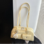 Avery | Pink Leather Korean Shoulder Bag