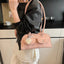 Avery | Pink Leather Korean Shoulder Bag