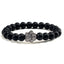 Beaded Paw Bracelet – Natural Stone Design