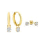 Larmes™ | Gold Stone Earrings Set