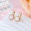 Giselle™ | Vintage gold and white opal earrings
