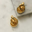 Interlock™ | Gold Statement Earrings
