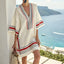 Marina | Striped V-Neck Beach Dress