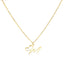 Clea Letter Necklace