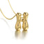 Puffy Letter Necklace