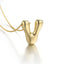 Puffy Letter Necklace