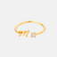 Selvola Letter Ring