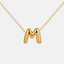 Bubble Initial Necklace