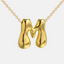 Puffy Letter Necklace
