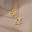 Clea Letter Necklace