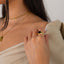 Tudela Ring Black Gem