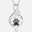 Lucky Paw Necklace with Heart, Bone & Infinity – “Always in My Heart” Pendant