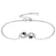 Infinite Symbol Pendant Pet Paw Bracelet with Zirconia