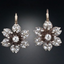 LumiBelle™ | Vintage Crystal Flower Earrings