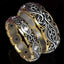 Vintage Pair Gold & Silver Ring