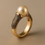 Vintage Pearl Golden Color Ring