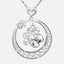 Seaton™ | Silver Paw Necklace with Zirconia